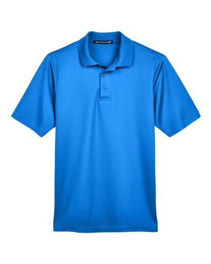 Devon & Jones Men's CrownLux Performance® Plaited Polo - French Blue Front