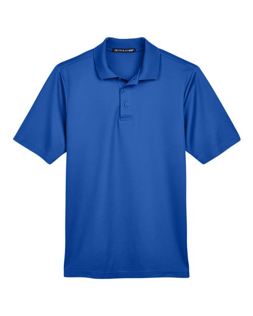 Devon & Jones Men's CrownLux Performance® Plaited Polo - True Royal Front