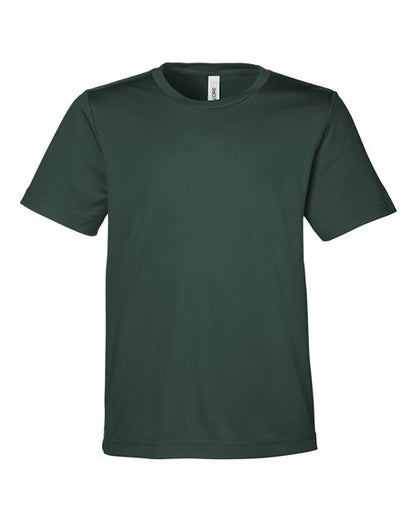 CORE365 Youth Capital Performance T-Shirt - Forest Front