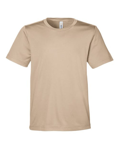 CORE365 Youth Capital Performance T-Shirt - Stone Front