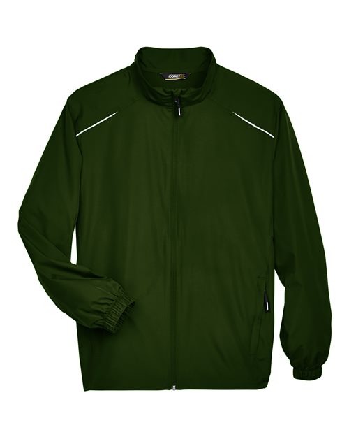 CORE365 Men's Techno Lite Motivate Unlined Lightweight Jacket - Forest Front
