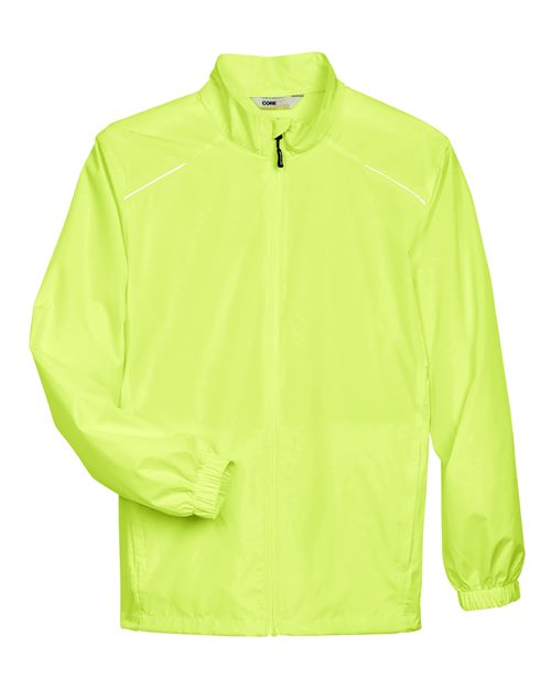 CORE365 Men's Techno Lite Motivate Unlined Lightweight Jacket - Safety Yellow Front