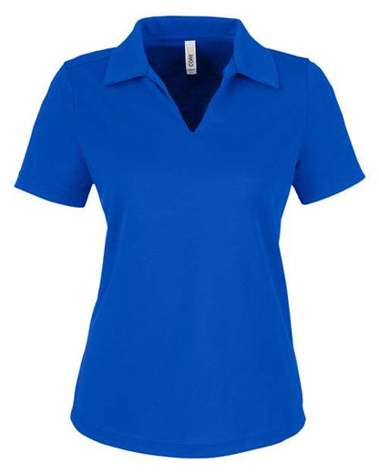 CORE365 Women's Market Snag Protect Mesh Polo - True Royal Front
