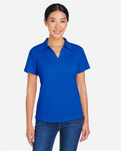 CORE365 Women's Market Snag Protect Mesh Polo - Model Front