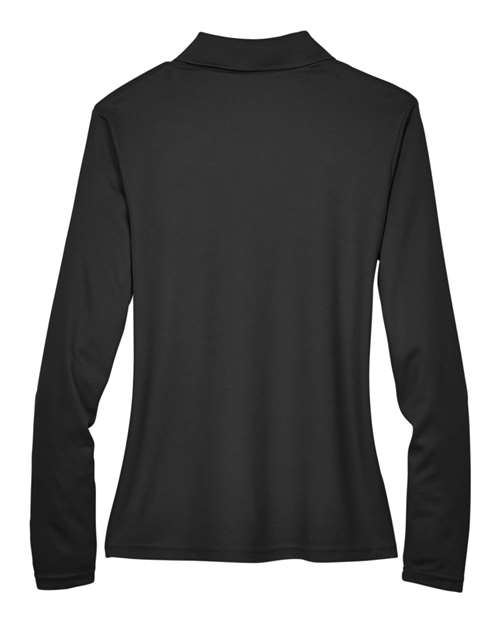 CORE365 Women's Pinnacle Performance Long Sleeve Piqué Polo - Back