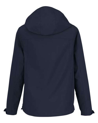 CORE365 Women's Barrier Packable Rain Jacket - Back
