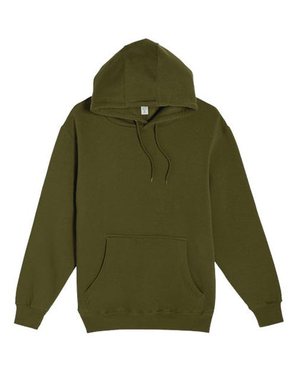 Lane Seven Unisex Premium Hoodie Sweatshirt - Army Green Front
