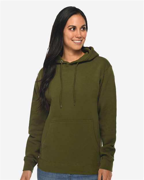 Lane Seven Unisex Premium Hoodie Sweatshirt - Model Front