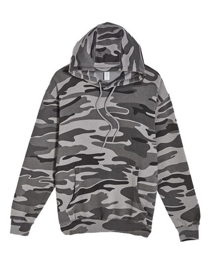 Lane Seven Unisex Premium Hoodie Sweatshirt - Slate Camo Front