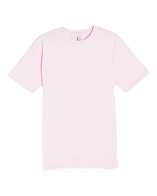 Lane Seven Unisex Heavyweight Tee - Bubblegum Pink Front