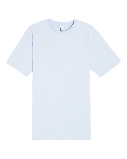 Lane Seven Unisex Heavyweight Tee - Dusty Blue Front