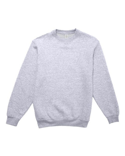 Lane Seven Unisex Premium Crewneck Sweatshirt - Heather Grey Front