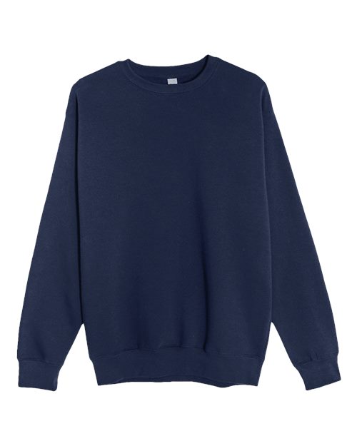 Lane Seven Unisex Premium Crewneck Sweatshirt - Navy Front