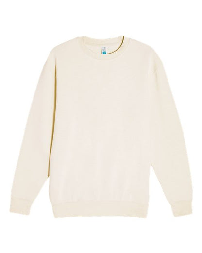 Lane Seven Unisex Premium Crewneck Sweatshirt - Sandshell Front