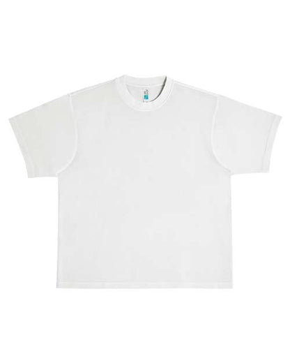 Lane Seven Unisex Urban Heavyweight Tee - Pigment Lunar Rock Front