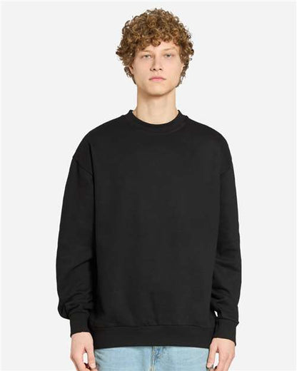 Lane Seven Unisex Urban Crewneck Sweatshirt - Model Front