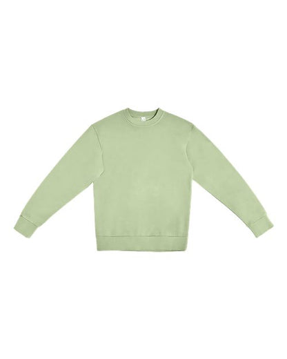 Lane Seven Unisex Urban Crewneck Sweatshirt - Pigment Oil Green Front