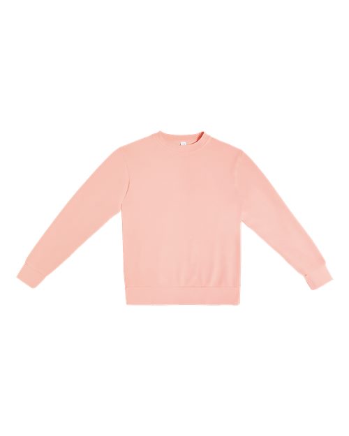 Lane Seven Unisex Urban Crewneck Sweatshirt - Pigment Salmon Front