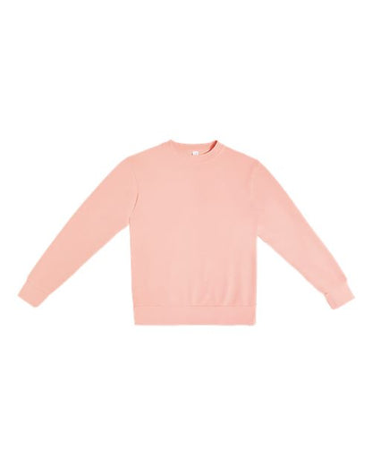 Lane Seven Unisex Urban Crewneck Sweatshirt - Pigment Salmon Front