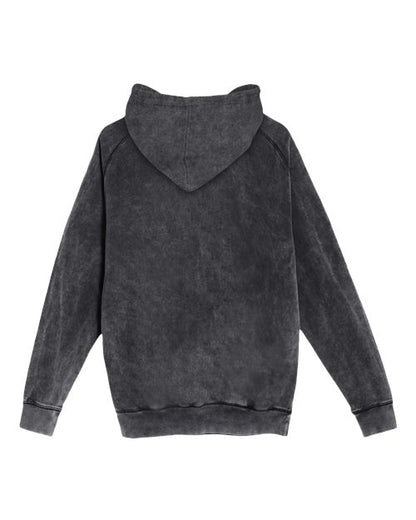 Lane Seven Unisex Vintage Raglan Hoodie Sweatshirt - Back