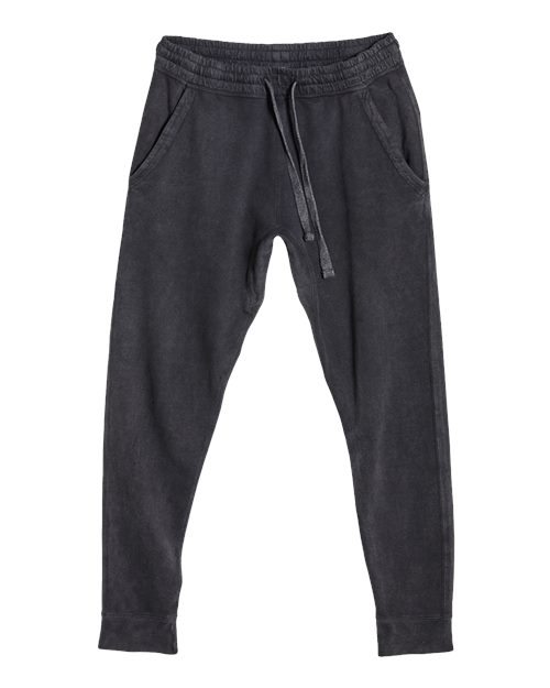Lane Seven Unisex Vintage Joggers - Vintage Black Front