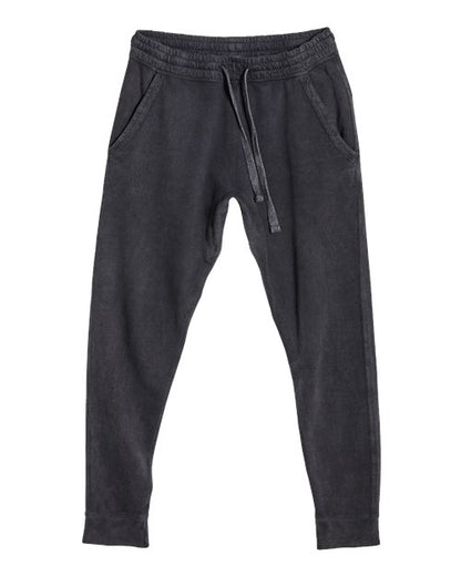 Lane Seven Unisex Vintage Joggers - Vintage Black Front