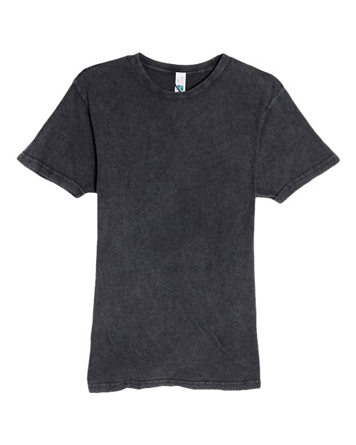 Lane Seven Unisex Vintage Tee - Vintage Black Front
