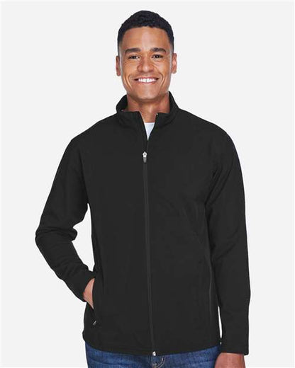 Team 365 Men's Leader Soft Shell Jacket - Model Front