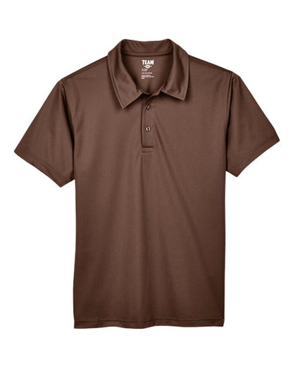 Team 365 Men's Command Snag Protection Polo - Sport Dark Brown Front