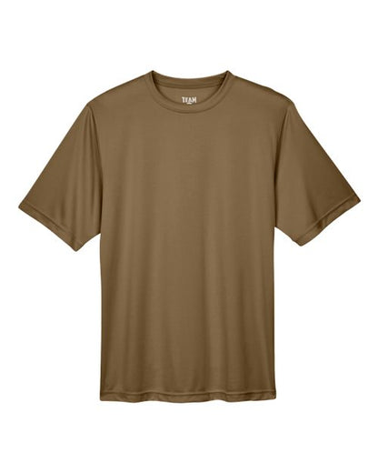 Team 365 Men's Zone Performance T-Shirt - Coyote Brown Front