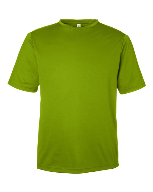 Team 365 Men's Zone Performance Mesh T-Shirt - Acid Green Front