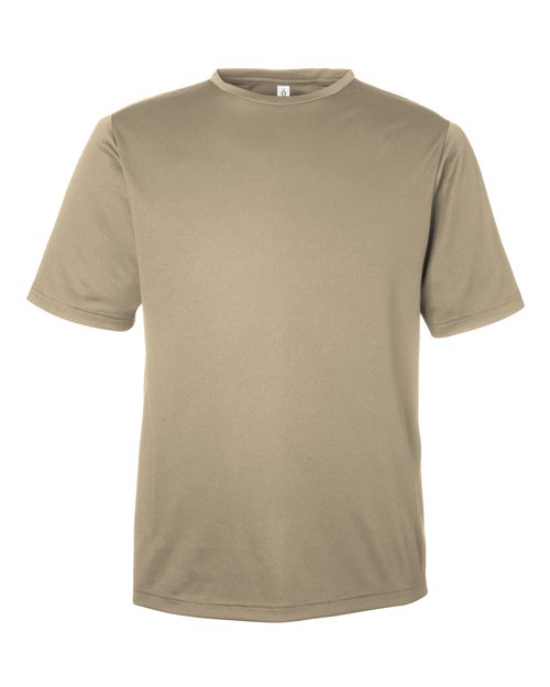 Team 365 Men's Zone Performance Mesh T-Shirt - Coyote Brown Front