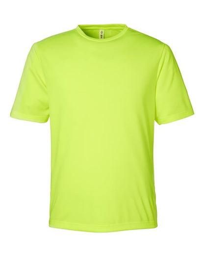 Team 365 Men's Zone Performance Mesh T-Shirt - Safety Yellow Front