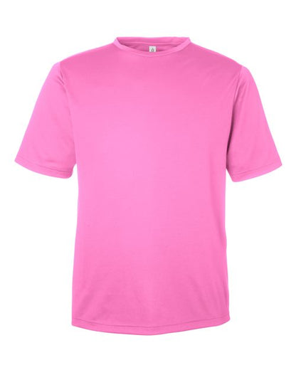 Team 365 Men's Zone Performance Mesh T-Shirt - Sport Charity Pink Front