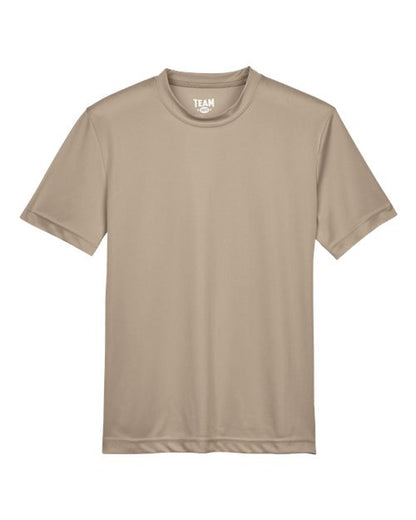 Team 365 Youth Zone Performance T-Shirt - Desert Khaki Front