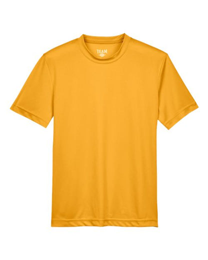 Team 365 Youth Zone Performance T-Shirt - Sport Athletic Gold Front