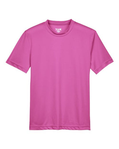 Team 365 Youth Zone Performance T-Shirt - Sport Charity Pink Front