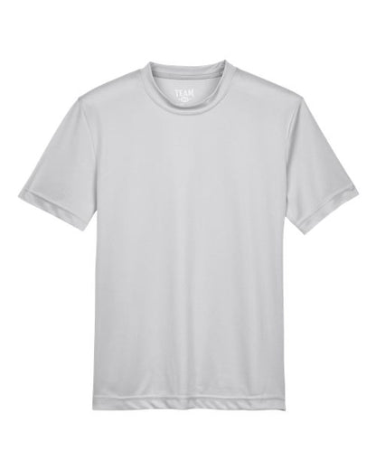 Team 365 Youth Zone Performance T-Shirt - Sport Silver Front