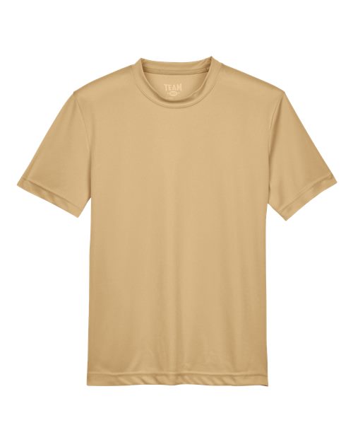 Team 365 Youth Zone Performance T-Shirt - Sport Vegas Gold Front