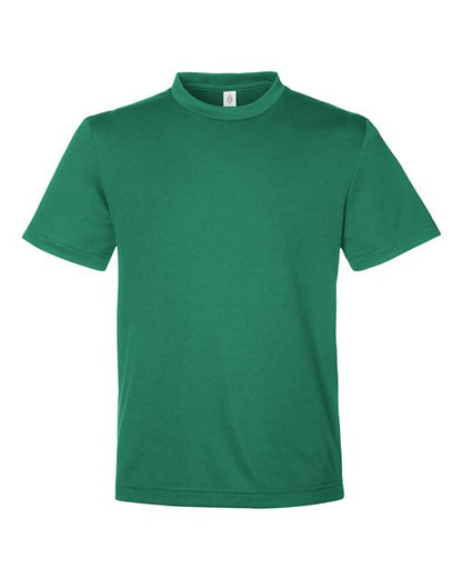 Team 365 Youth Zone Performance Mesh T-Shirt - Sport Forest Front