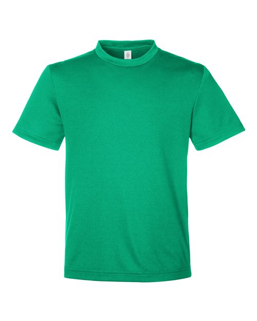 Team 365 Youth Zone Performance Mesh T-Shirt - Sport Kelly Front