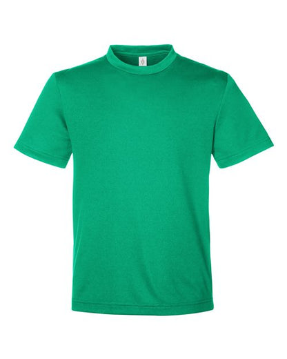 Team 365 Youth Zone Performance Mesh T-Shirt - Sport Kelly Front