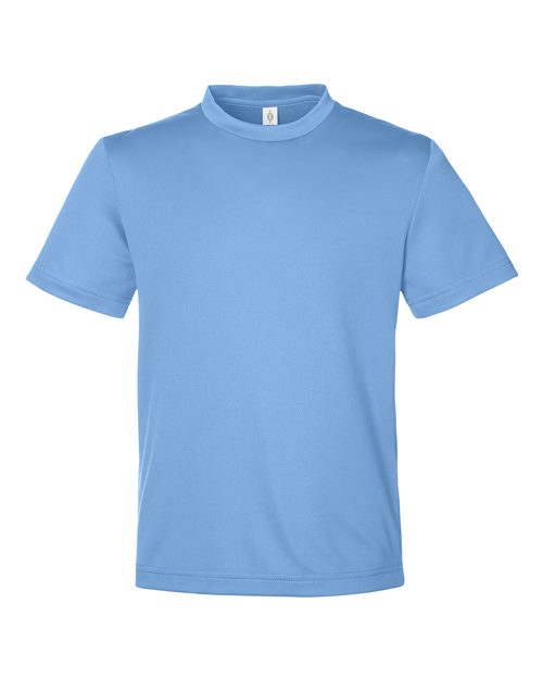 Team 365 Youth Zone Performance Mesh T-Shirt - Sport Light Blue Front