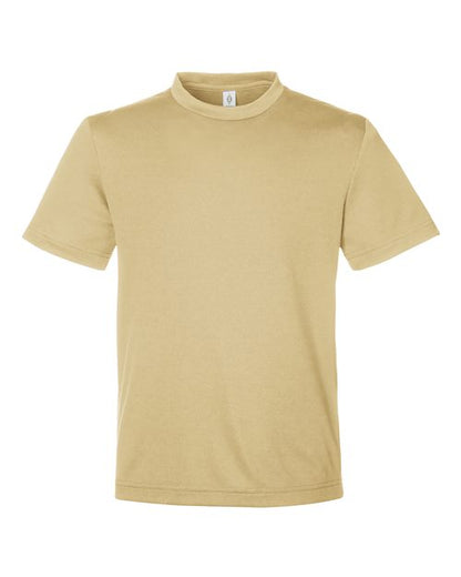 Team 365 Youth Zone Performance Mesh T-Shirt - Sport Vegas Gold Front