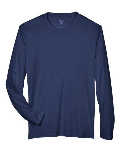 Team 365 Men's Zone Performance Long Sleeve T-Shirt - Sport Dark Navy Front