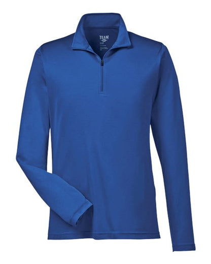 Team 365 Men's Zone Performance Quarter-Zip Pullover - Sport Royal Front