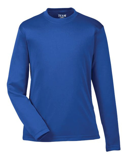 Team 365 Youth Zone Performance Long Sleeve T-Shirt - Sport Royal Front