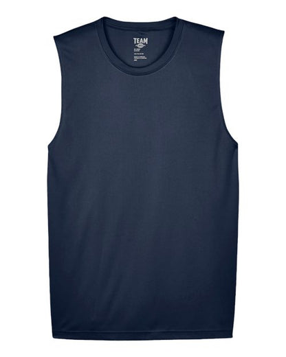 Team 365 Men's Zone Performance Muscle T-Shirt - Sport Dark Navy Front