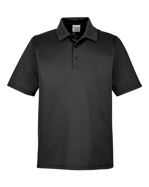 Team 365 Men's Zone Performance Polo - Black Front