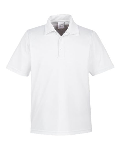 Team 365 Men's Zone Performance Polo - White Front